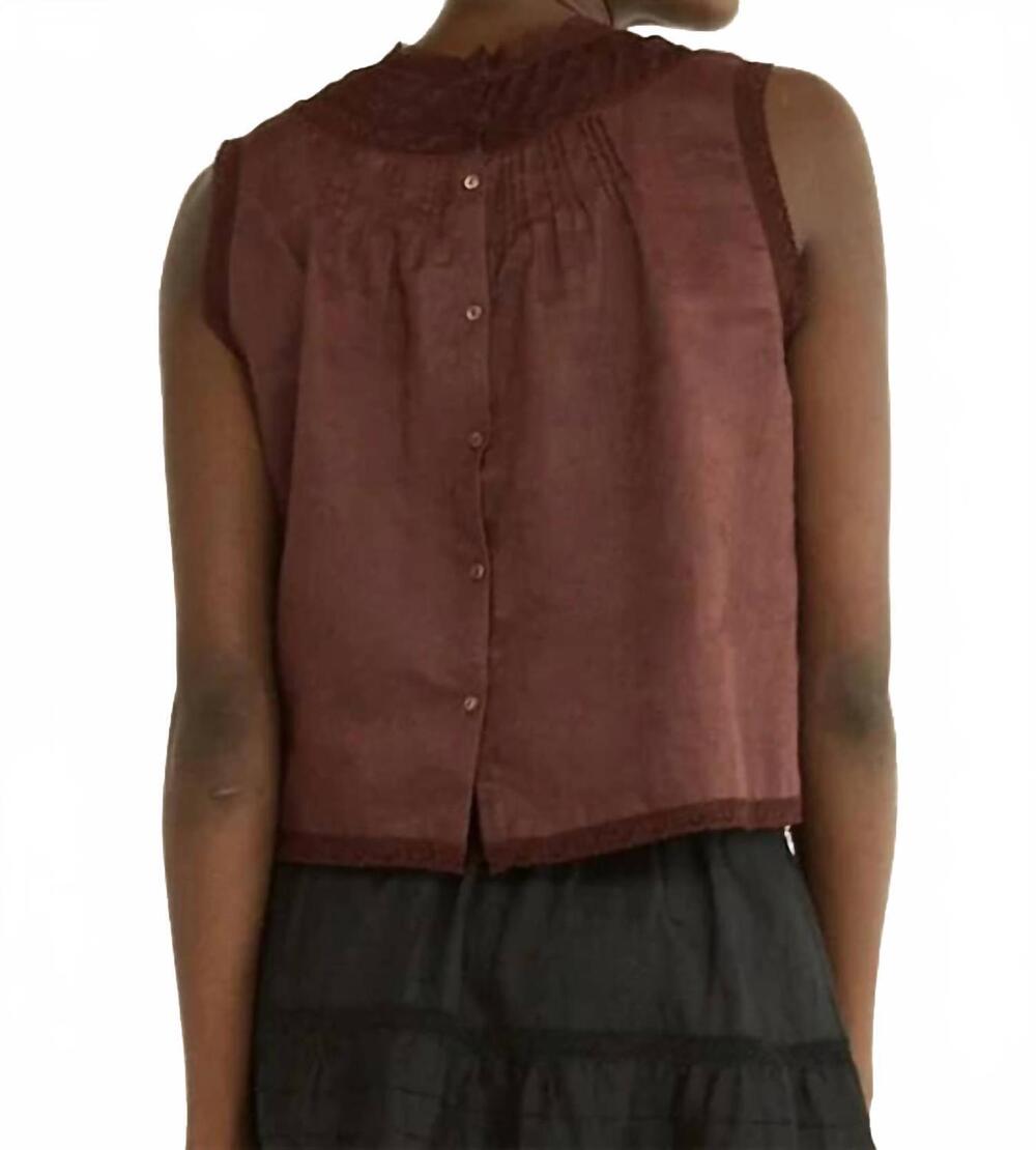 NEW DรEN liletta top in dahlia - Picture 4 of 7